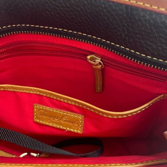 Dooney & Bourke VTG Florentine Black Satchel Purse Handbag New - Picture 12 of 16